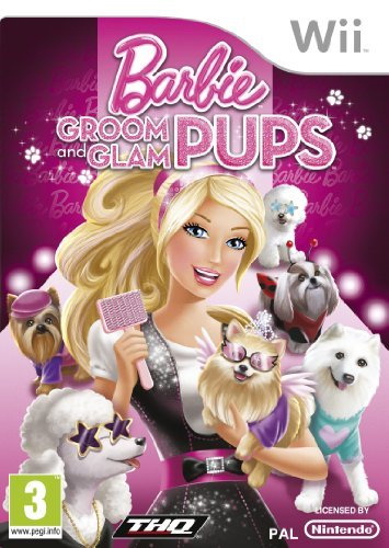 Game Wii Barbie Groomand Glam Pups